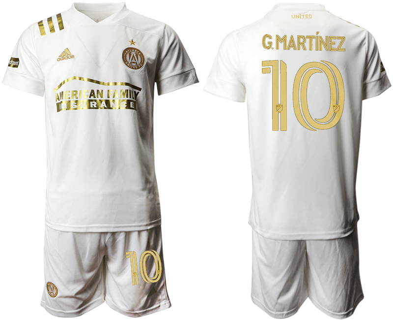 Men 2020-2021 club Atlanta Union away #10 white Soccer Jerseys->other club jersey->Soccer Club Jersey